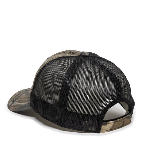 Outdoor Cap 430PC Camo Unstructured Trucker Hat Unisex Accessories Hats & Caps