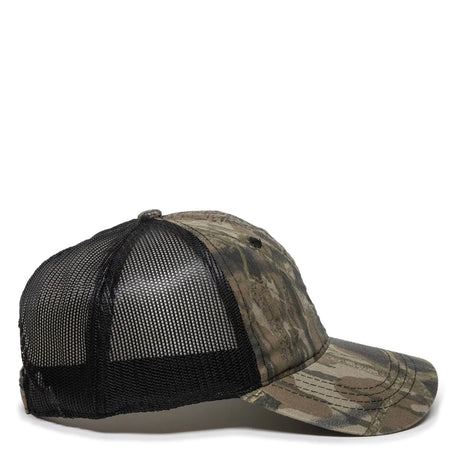 Outdoor Cap 430PC Camo Unstructured Trucker Hat Unisex Accessories Hats & Caps