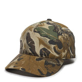 Outdoor Cap 501PC Structured Solid Back Hat Unisex Accessories Hats & Caps