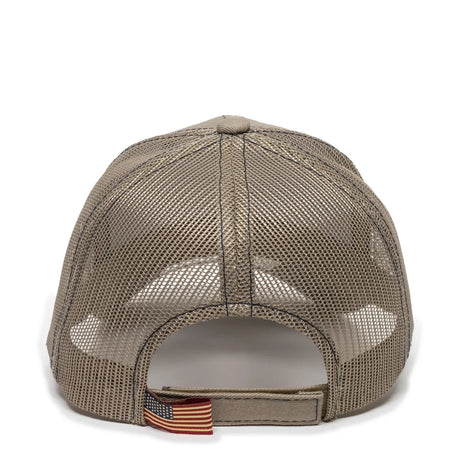 Outdoor Cap USA-800M Contrast Stitch Structured Trucker Hat Unisex Accessories Hats & Caps