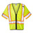 Kishigo Class 3 Mesh Zippered Vest Mens Apparel Jackets & Vests