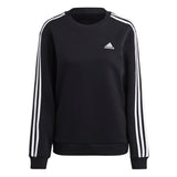 adidas Women's Essentials 3-Stripes Fleece Sweatshirt Womens Apparel Sweatshirts & Fleece