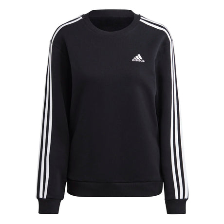 adidas Women's Essentials 3-Stripes Fleece Sweatshirt Womens Apparel Sweatshirts & Fleece