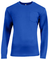 A4 Men's Sprint Long Sleeve Pocket Tee Mens Apparel Shirts & Tops