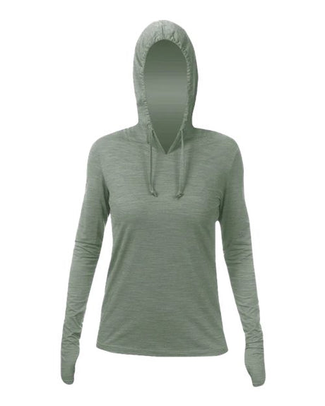 ANETIK Women's Breeze Tech Hooded Long Sleeve T-Shirt Womens Apparel Shirts & Tops