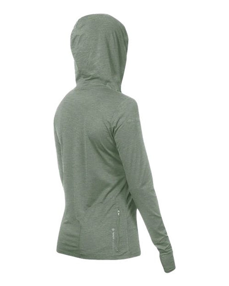ANETIK Women's Breeze Tech Hooded Long Sleeve T-Shirt Womens Apparel Shirts & Tops