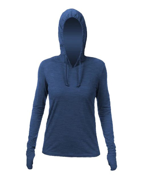 ANETIK Women's Breeze Tech Hooded Long Sleeve T-Shirt Womens Apparel Shirts & Tops