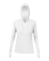 ANETIK Women's Breeze Tech Hooded Long Sleeve T-Shirt Womens Apparel Shirts & Tops