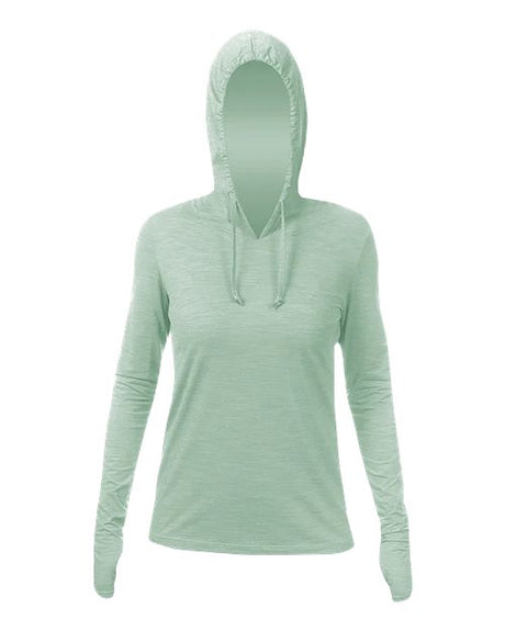 ANETIK Women's Breeze Tech Hooded Long Sleeve T-Shirt Womens Apparel Shirts & Tops
