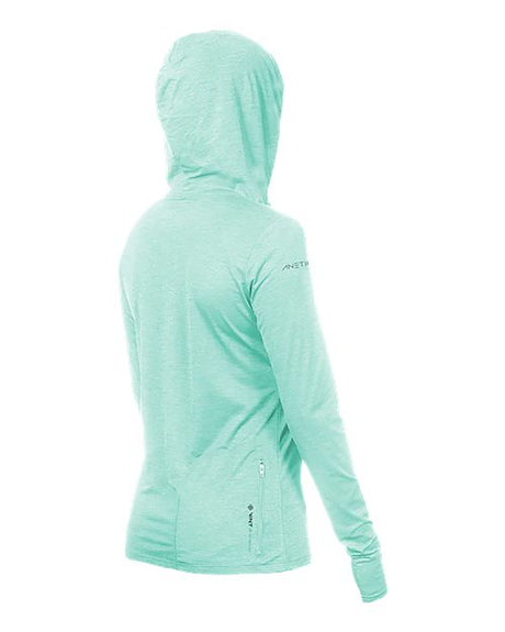 ANETIK Women's Breeze Tech Hooded Long Sleeve T-Shirt Womens Apparel Shirts & Tops