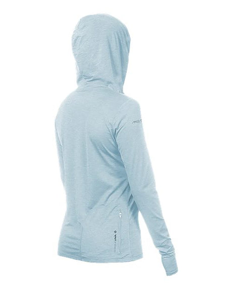 ANETIK Women's Breeze Tech Hooded Long Sleeve T-Shirt Womens Apparel Shirts & Tops