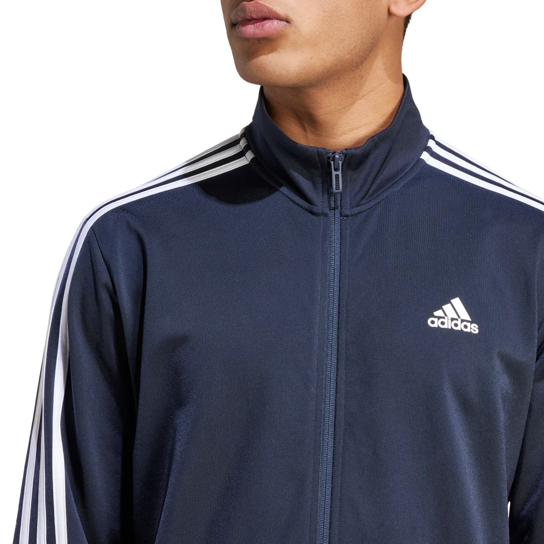 adidas Men s Warm Up Tricot Regular 3 Stripes Track Jacket League Outfitters