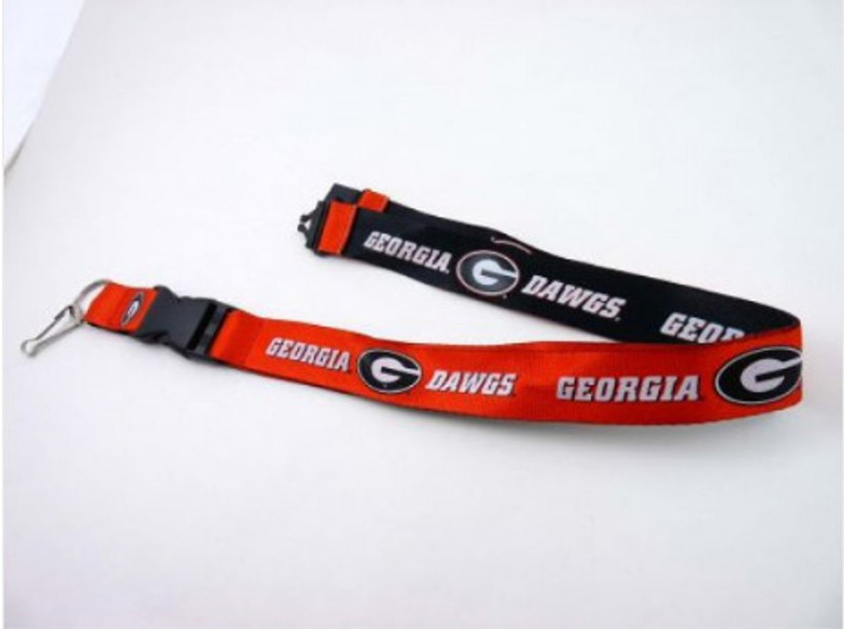 Aminco Georgia Bulldogs Reversible Lanyard Fan Gear NCAA Georgia Bulldogs