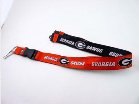 Aminco Georgia Bulldogs Reversible Lanyard Fan Gear NCAA Georgia Bulldogs