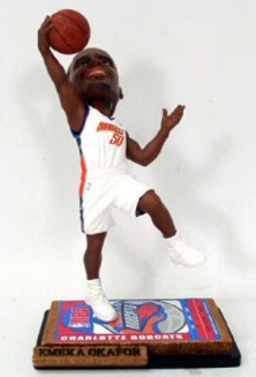 Forever Collectibles Charlotte Bobcats Emeka Okafor Ticket Base Bobblehead Fan Gear NBA Charlotte Hornets