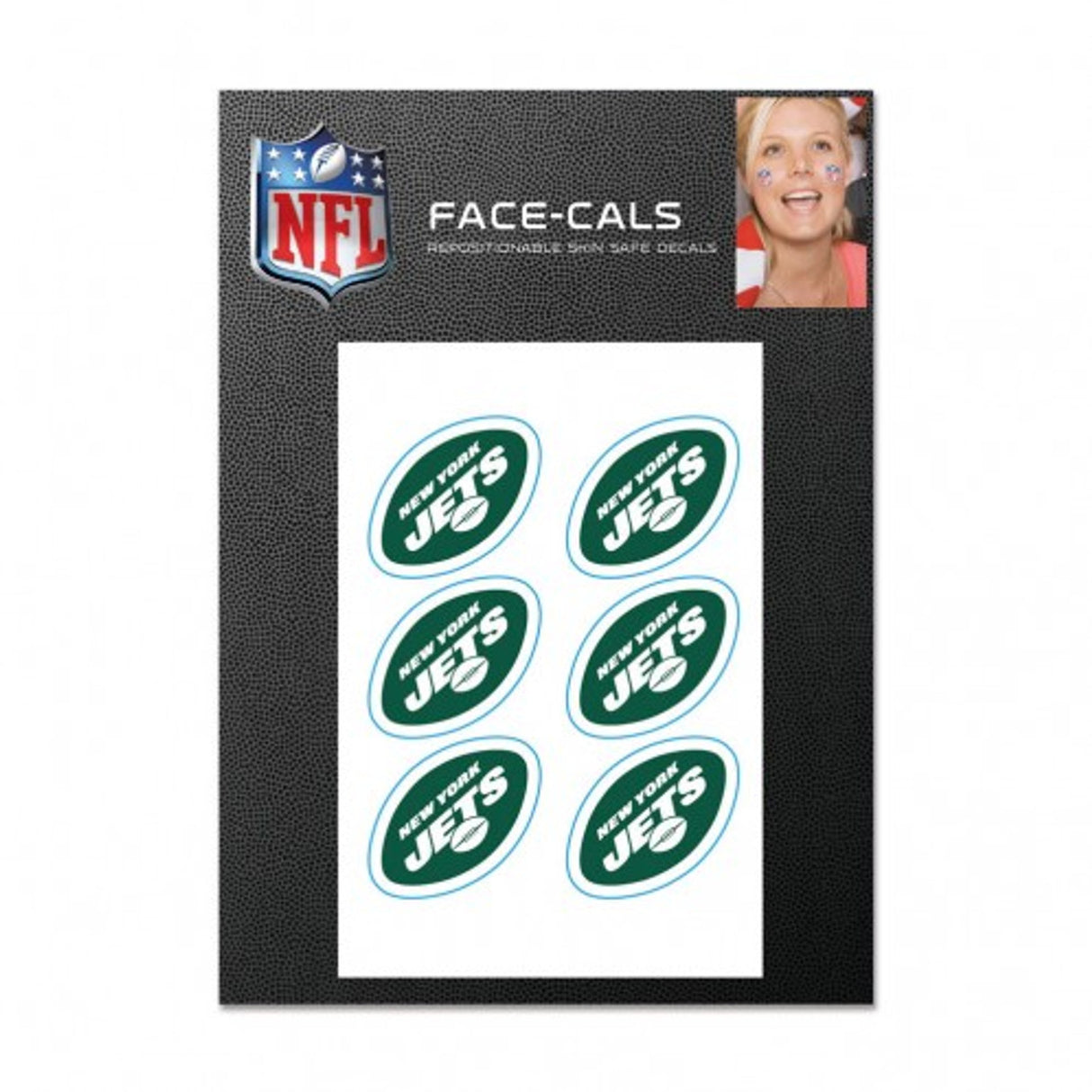 Wincraft New York Jets Tattoo Face Cals Fan Gear NFL New York Jets