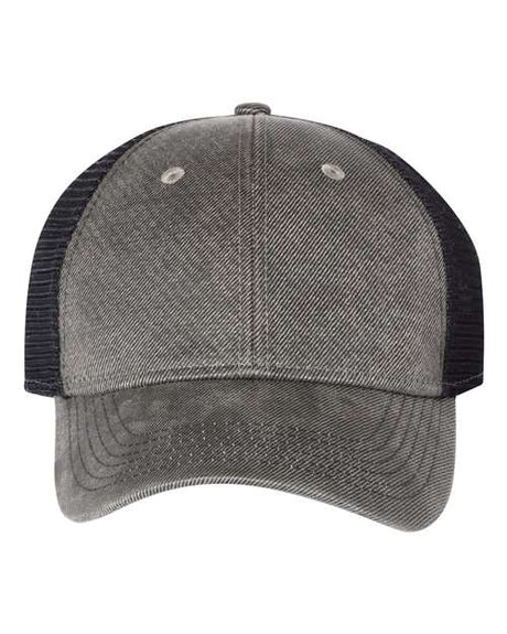 Sportsman Faux Waxy Trucker Cap Unisex Accessories Hats & Caps