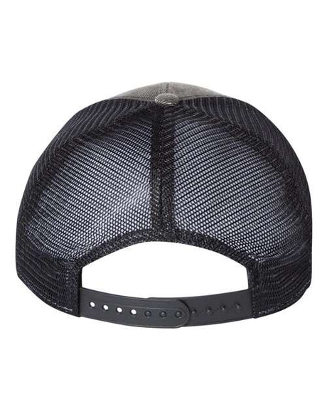 Sportsman Faux Waxy Trucker Cap Unisex Accessories Hats & Caps