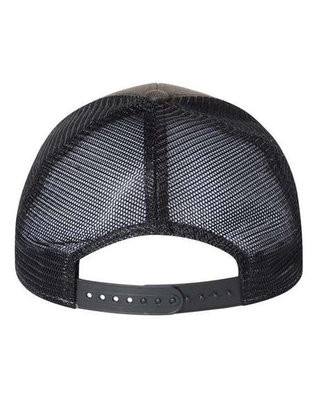 Sportsman Faux Waxy Trucker Cap Unisex Accessories Hats & Caps