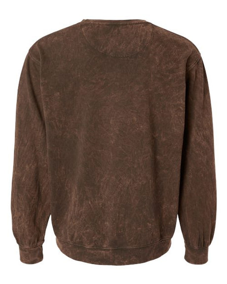 Dyenomite Men's Premium Fleece Mineral Wash Crewneck Sweatshirt Mens Apparel Sweatshirts & Fleece