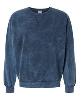 Dyenomite Men's Premium Fleece Mineral Wash Crewneck Sweatshirt Mens Apparel Sweatshirts & Fleece