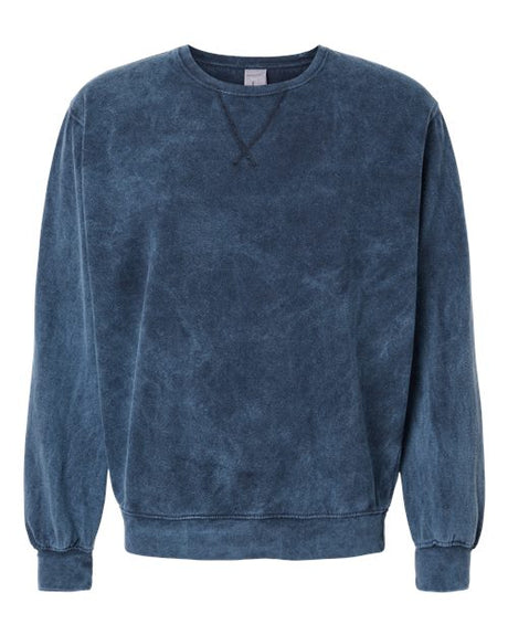 Dyenomite Men's Premium Fleece Mineral Wash Crewneck Sweatshirt Mens Apparel Sweatshirts & Fleece
