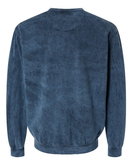 Dyenomite Men's Premium Fleece Mineral Wash Crewneck Sweatshirt Mens Apparel Sweatshirts & Fleece