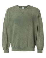 Dyenomite Men's Premium Fleece Mineral Wash Crewneck Sweatshirt Mens Apparel Sweatshirts & Fleece