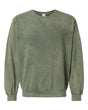 Dyenomite Men's Premium Fleece Mineral Wash Crewneck Sweatshirt Mens Apparel Sweatshirts & Fleece