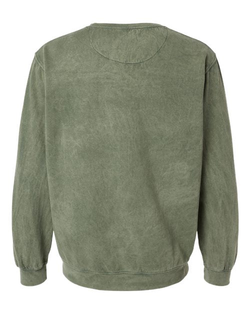 Dyenomite Men's Premium Fleece Mineral Wash Crewneck Sweatshirt Mens Apparel Sweatshirts & Fleece