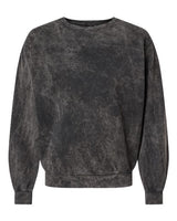 Dyenomite Men's Premium Fleece Mineral Wash Crewneck Sweatshirt Mens Apparel Sweatshirts & Fleece