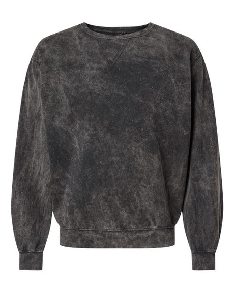 Dyenomite Men's Premium Fleece Mineral Wash Crewneck Sweatshirt Mens Apparel Sweatshirts & Fleece