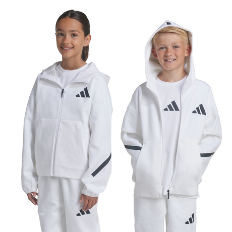 adidas Youth Z.N.E. Full-Zip Hooded Track Jacket Youth Apparel Jackets & Vests