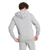 adidas Men's 3-Stripes Fleece Full-Zip Hoodie Mens Apparel Sweatshirts & Fleece