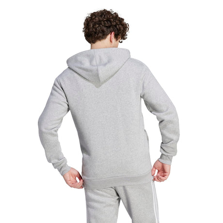adidas Men's 3-Stripes Fleece Full-Zip Hoodie Mens Apparel Sweatshirts & Fleece