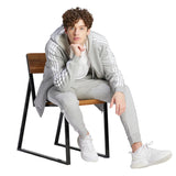 adidas Men's 3-Stripes Fleece Full-Zip Hoodie Mens Apparel Sweatshirts & Fleece