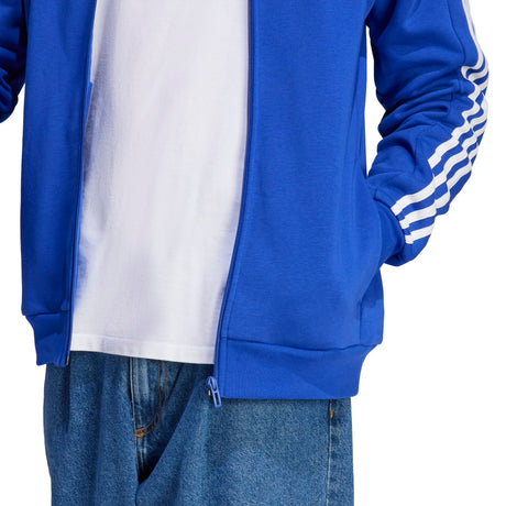 adidas Men's 3-Stripes Fleece Full-Zip Hoodie Mens Apparel Sweatshirts & Fleece