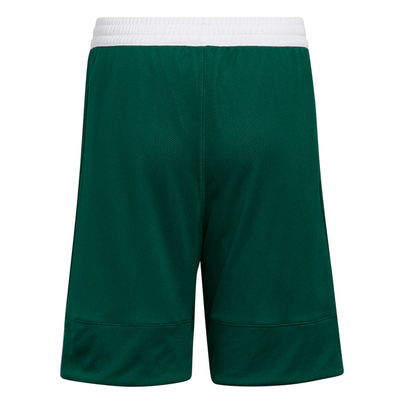 Adidas Youth 3G Reversible Shorts Dark Green White L