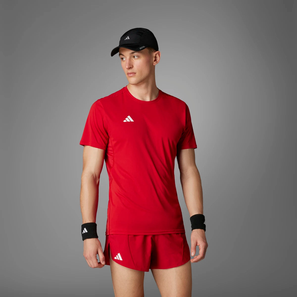 adidas Men's Adizero Essentials Running Tee Tall Mens Apparel Shirts & Tops