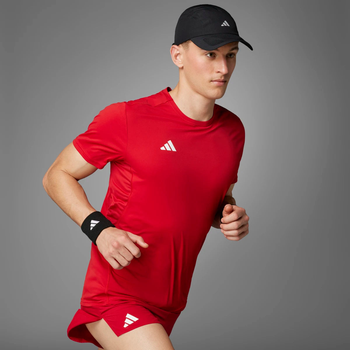 adidas Men's Adizero Essentials Running Tee Tall Mens Apparel Shirts & Tops