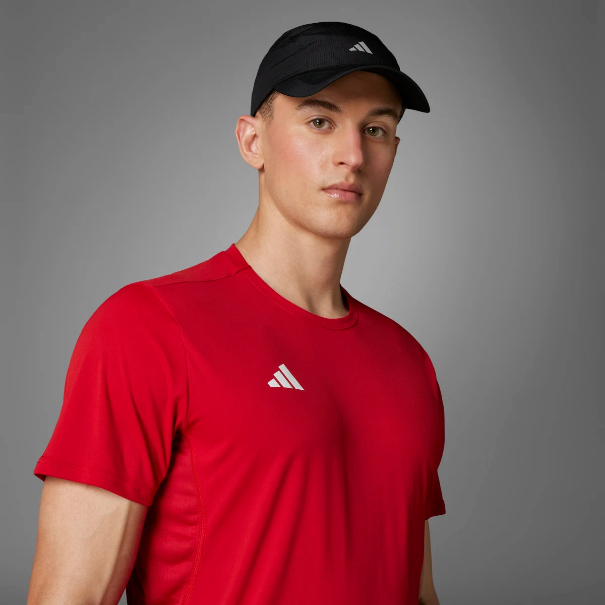adidas Men's Adizero Essentials Running Tee Tall Mens Apparel Shirts & Tops