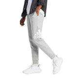 adidas Men's Essentials Fleece Tapered Cuff Big Logo Joggers Tall Mens Apparel Pants & Sweatpants