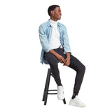 adidas Men's Essentials Fleece Tapered Cuff Big Logo Joggers Tall Mens Apparel Pants & Sweatpants