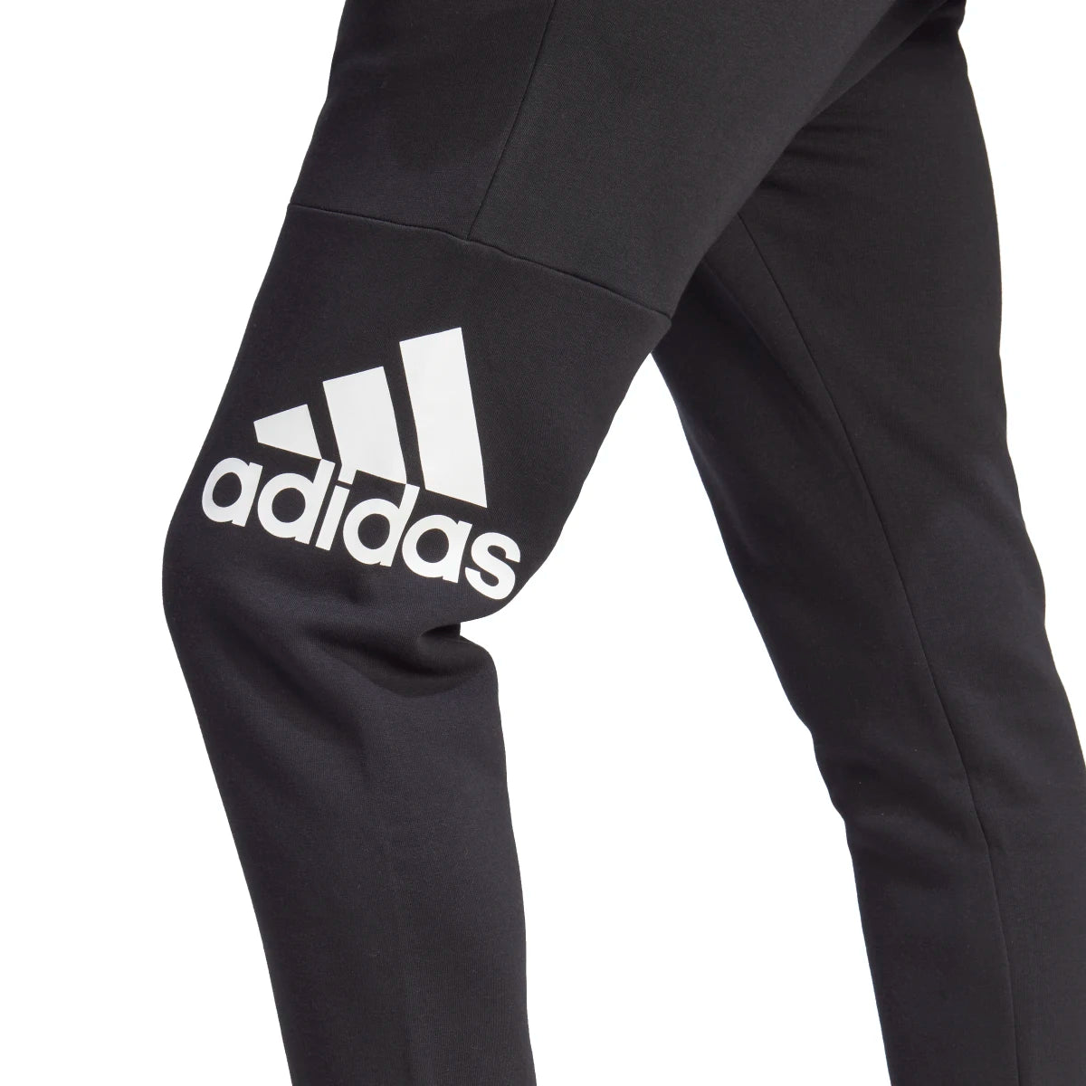 adidas Men's Essentials Fleece Tapered Cuff Big Logo Joggers Tall Mens Apparel Pants & Sweatpants