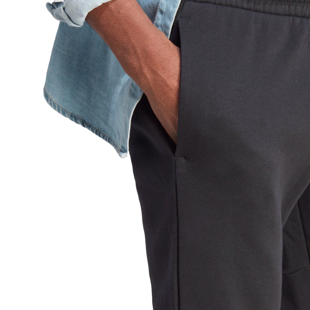 adidas Men's Essentials Fleece Tapered Cuff Big Logo Joggers Tall Mens Apparel Pants & Sweatpants