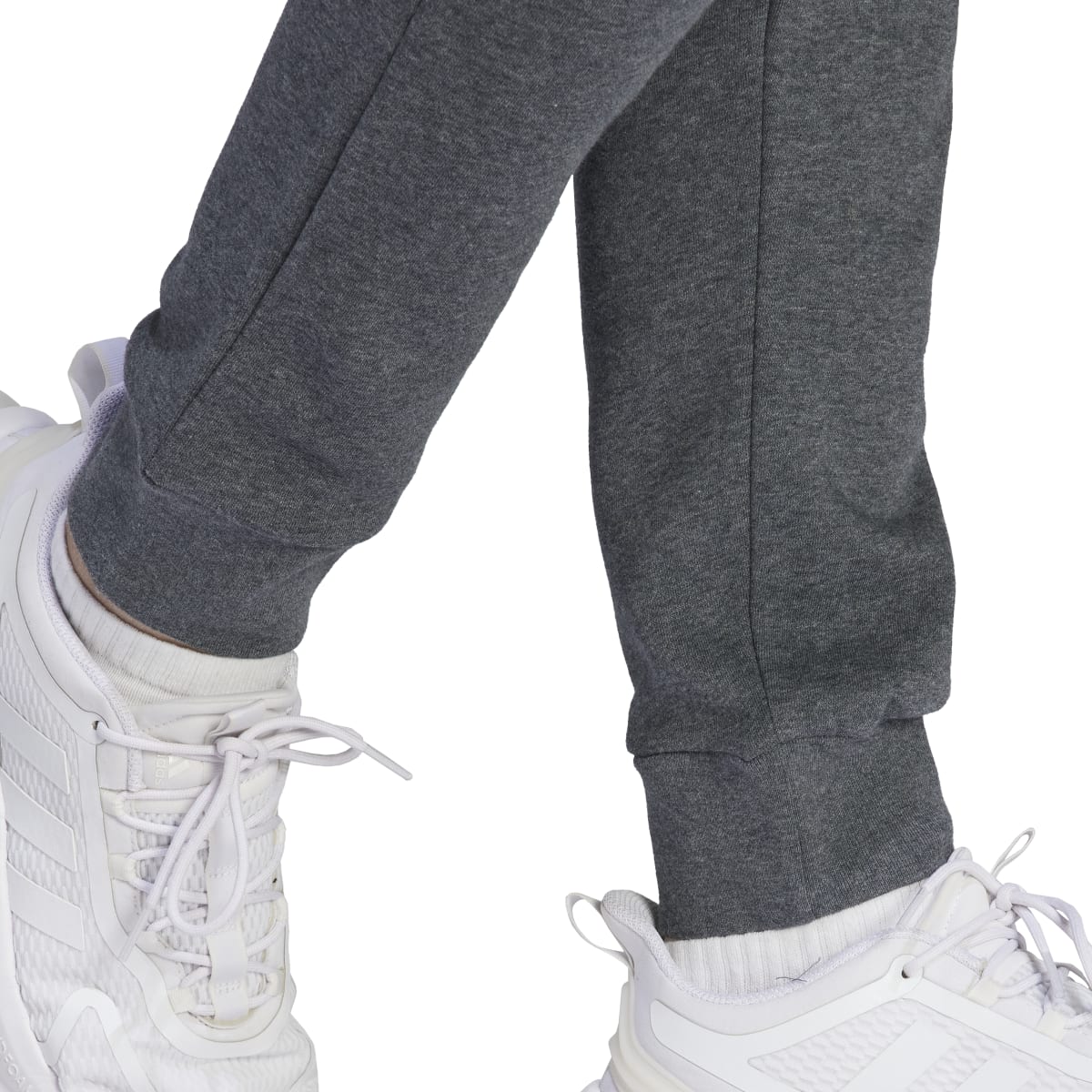 adidas Men's Essentials Fleece Tapered Cuff Big Logo Joggers Tall Mens Apparel Pants & Sweatpants