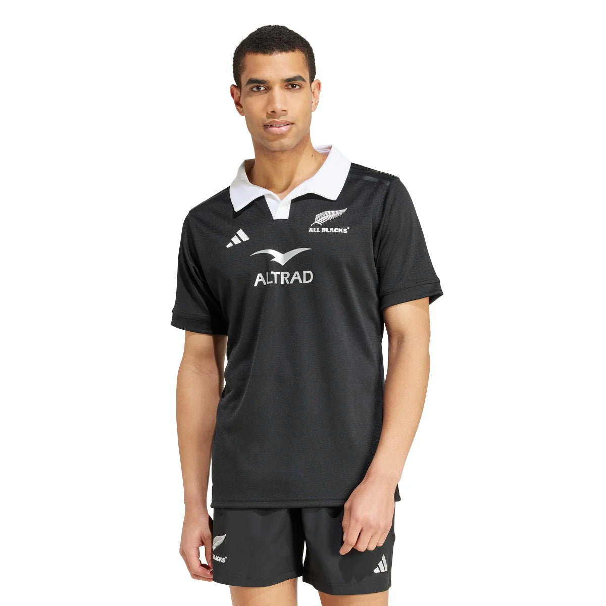 adidas Men's All Blacks Rugby Aeroready Short Sleeve Jersey Mens Apparel Shirts & Tops