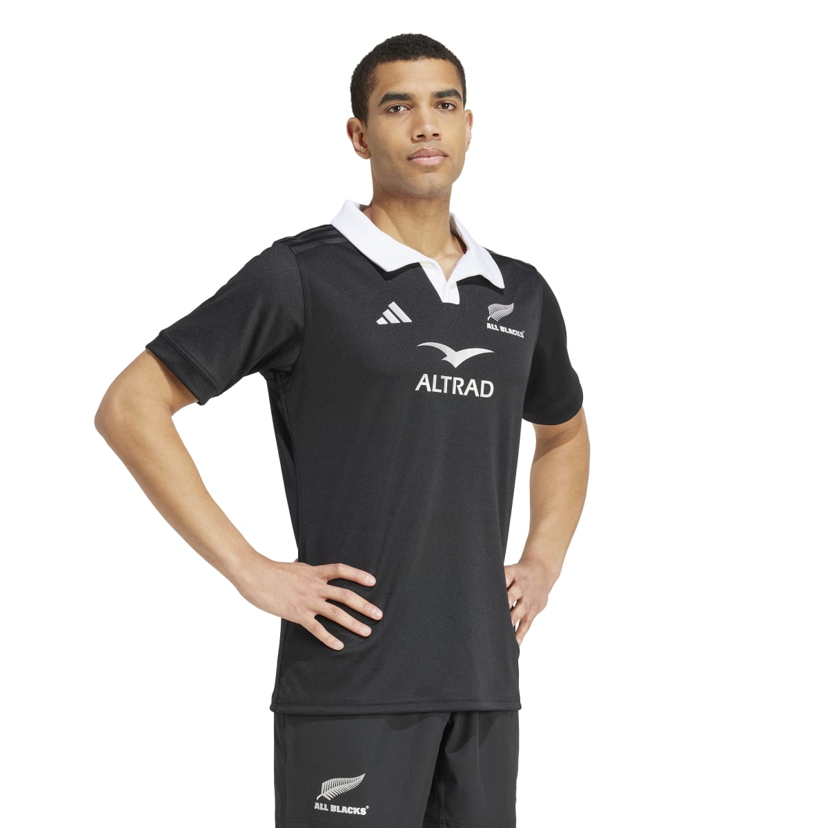 adidas Men's All Blacks Rugby Aeroready Short Sleeve Jersey Mens Apparel Shirts & Tops