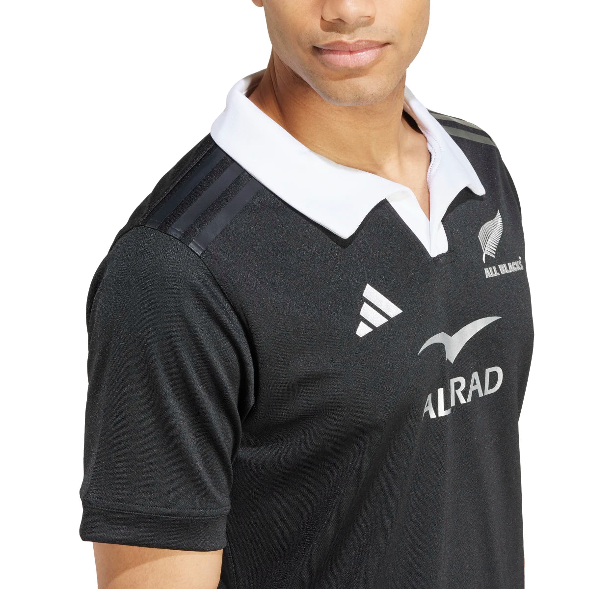 adidas Men's All Blacks Rugby Aeroready Short Sleeve Jersey Mens Apparel Shirts & Tops
