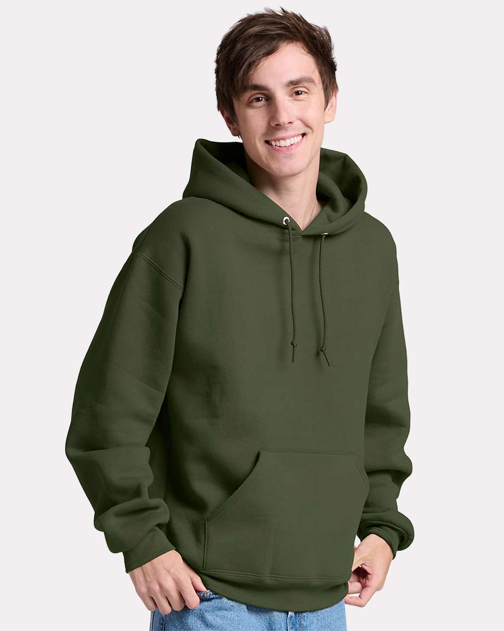 JERZEES Rugged Hooded Sweatshirt Mens Apparel Sweatshirts & Fleece